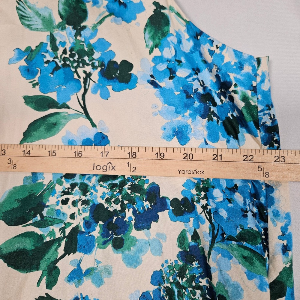 Tuckernuck Shift Dress XL Water's Edge Hydrangea Charlie Sleeveless Coastal Boho - Picture 6 of 16